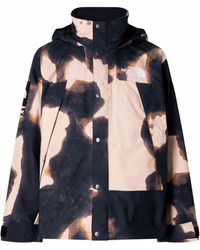 Supreme - X The North Face Bleached Denim-Print Mountain Jacket - Lyst