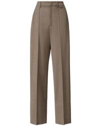 Fabiana Filippi - Pressed-Crease Straight-Leg Trousers - Lyst