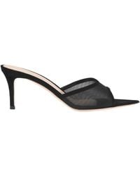 Gianvito Rossi - Dorotea Mules mit spitzer Kappe 70mm - Lyst