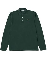 Edmmond Studios - Embroidered Long-Sleeve Polo Shirt - Lyst