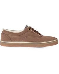 Brunello Cucinelli - Suede Sneakers - Lyst