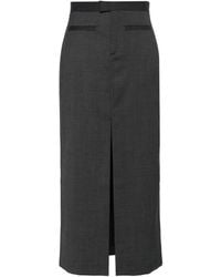 Filippa K - Front-slit Tailored Maxi Skirt - Lyst
