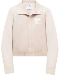 Courreges - ロゴパッチ シャツジャケット - Lyst