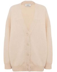 Laneus - Button-Up Knitted Cardigan - Lyst