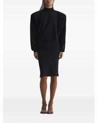 Mugler - Bat Sleeves T-Shirt Dress - Lyst