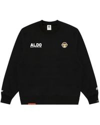 Aape By A Bathing Ape - Moonface Logo-Patch Sweatshirt - Lyst