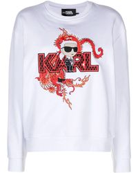Karl Lagerfeld - Ikonik Karl Sweatshirt - Lyst