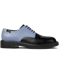 Camper - Twins Leren Derby Schoenen Met Colourblocking - Lyst