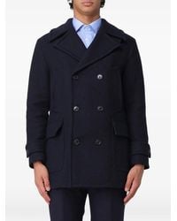 Brooksfield - Double-Breasted Buttoned Coat - Lyst