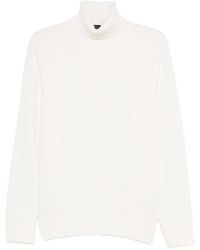 Roberto Collina - Turtleneck Ribbed Sweater - Lyst