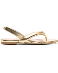 Gia Borghini - Thong Strap Slingback Sandals - Lyst