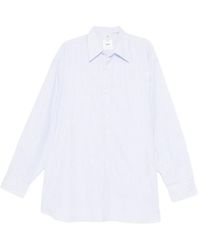 OAMC - Camisa A Rayas De Algodón - Lyst
