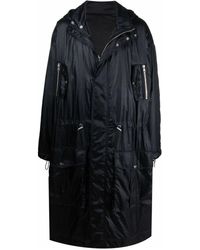 Balmain - Parka Met Trechterhals - Lyst