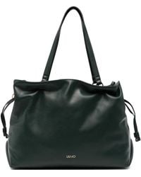 Liu Jo - Logo-Plaque Drawstring Tote Bag - Lyst