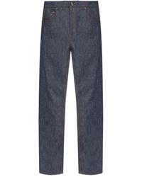 Etro - Jeans Con Cuciture A Contrasto - Lyst