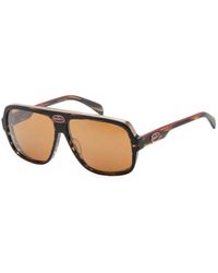 Bugatti - Tortoiseshell-Effect Pilot-Frame Sunglasses - Lyst