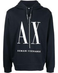 Armani Exchange - A/x Logo Hoodie - Lyst