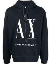 Armani Exchange - Felpa con stampa - Lyst