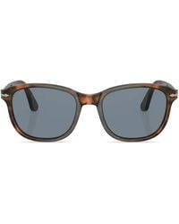 Persol - Round-Frame Straight-Arm Sunglasses - Lyst