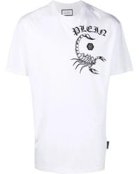 Philipp Plein - Chest Logo-Print Detail T-Shirt - Lyst