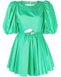 Aje. - Cut-out Puff-sleeve Minidress - Lyst
