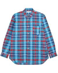 Comme des Garçons - Check-Pattern Cotton Shirt - Lyst