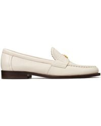 Tory Burch - Double T Leather Loafers - Lyst