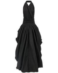 ANDAMANE - Robe Longue Alexandra À Ourlet Bouffant Asymétrique - Lyst