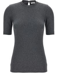 Brunello Cucinelli - Monile Ribbed T-Shirt - Lyst