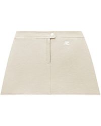 Courreges - Reedition Vinyl Mini Skirt - Lyst