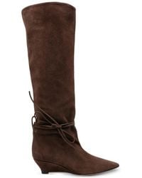 Odissi - Pointed-Toe Tie-Fastening Boots - Lyst