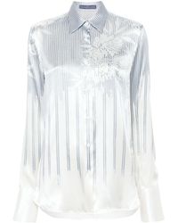 Ermanno Scervino - Camisa a rayas - Lyst