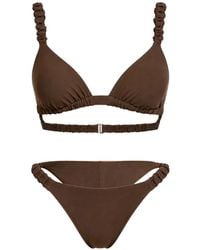ME FUI - Ruched-Strap Bikini - Lyst