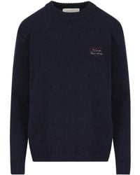 Giada Benincasa - Embroidered-Logo Cashmere Sweater - Lyst