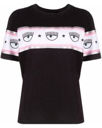 Chiara Ferragni - T-Shirt mit Logo-Print - Lyst