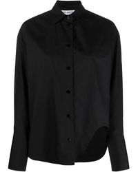 The Attico - Eliza Hemd Mit Logo-Stickerei - Lyst