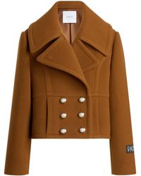 Patou - Double-Breasted Wool Jacket - Lyst