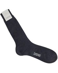 Fursac - Ribbed Cotton Socks - Lyst