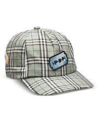 PDF - Check-Pattern Patch-Detail Baseball Cap - Lyst