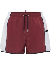DSquared² - Maple-Leaf Swim Shorts - Lyst