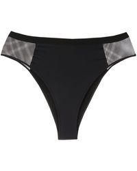 Stella McCartney Mesh Panel Bikini Bottoms - Black