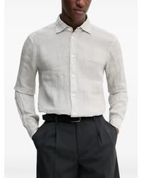 Barena - Linen Long-Sleeve Shirt - Lyst