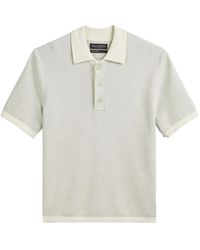 Marc O' Polo - Textured Short-Sleeve Polo Shirt - Lyst