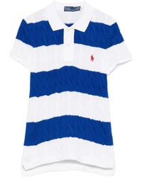 Polo Ralph Lauren - Cable-Knit Polo Top - Lyst