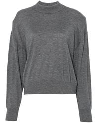 Frankie Shop - Rue Padded-Shoulder High-Neck Sweater - Lyst