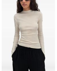 Rodebjer - Karlai Fine-Ribbed T-Shirt - Lyst