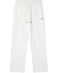 Off-White c/o Virgil Abloh - Diagonals-Print Drawstring Track Pants - Lyst