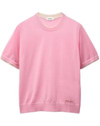 Versace - Logo-Embroidered Layered-Effect T-Shirt - Lyst