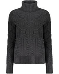 Moorer - Anna Cable-Knit Roll-Neck Sweater - Lyst