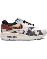 Nike - Air Max 1 '87 "Tiger Swoosh Cow Print" Sneakers - Lyst